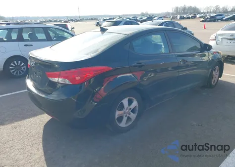 2011 Hyundai Elantra Gls из США, поврежденный, VIN 5NPDH4AE9BH011502
